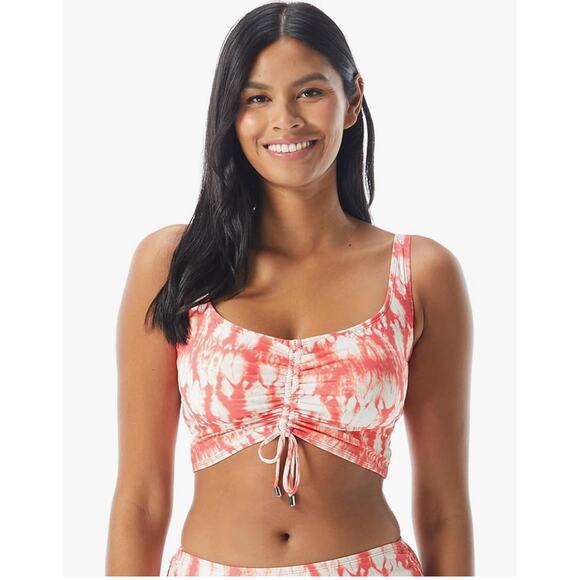 Coco Reef Bra Sized 40DD underwire bikini top XL bikini bottom tie dye NEW swim - Picture 3 of 11